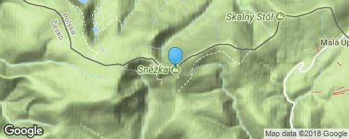 Z Pece přes Růžohorky na Sněžku</strong> mapa