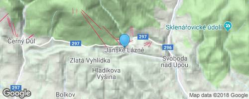 Janské Lázně</strong> mapa
