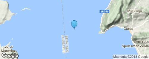 Nejkrásnější výhledy na regaty, jezero Lago di Garda, Trentino</strong> mapa