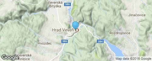 hrad Veveří</strong> mapa
