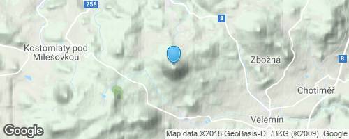 Podzimní výšlap na Milešovku</strong> mapa