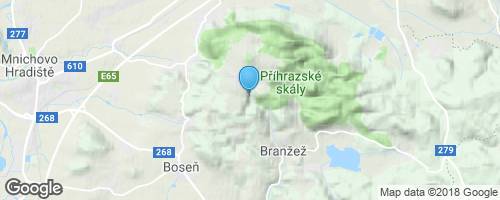 Drábské světničky</strong> mapa