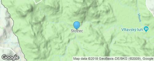 Stožec - klidné místo tiché Šumavy</strong> mapa