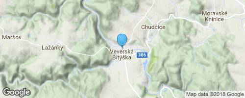 Z Veverské Bítýšky přes Tři kříže zpátky do Brna</strong> mapa