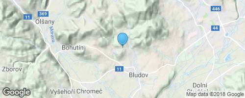 Kolem Bludova po Dětských naučných stezkách</strong> mapa