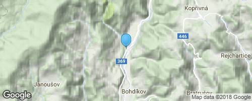 Bohdíkov – Červený Potok, Jeřábskou hornatinou</strong> mapa