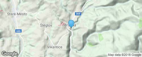 Branná - zámek a zřícenina hradu</strong> mapa