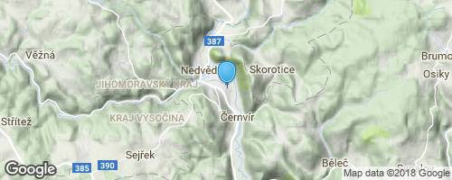 Bledule jarní - Údolí chlébského potoka</strong> mapa