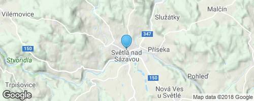 Světlá nad Sázavou</strong> mapa