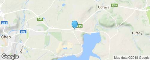 Kartarena Ypsilonka - profi okruhu pro motokárový sport</strong> mapa