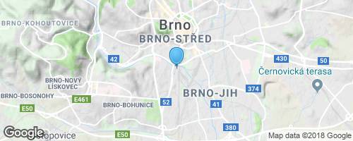 Brno - nová dominanta Jižního centra</strong> mapa