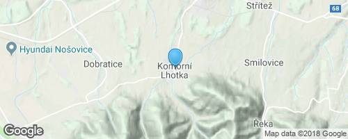 Z Komorní Lhotky na Prašivou</strong> mapa
