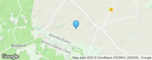 Fläming – ráj inline bruslařů před branami Berlína mapa