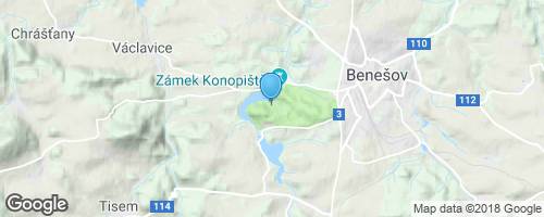 Konopiště</strong> mapa