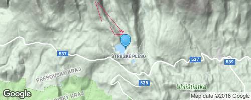 Štrbské pleso - Popradské pleso - Veĺké Hincovo jazero mapa