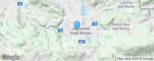 Jablonec nad Nisou - vnitřní turistický okruh</strong> mapa