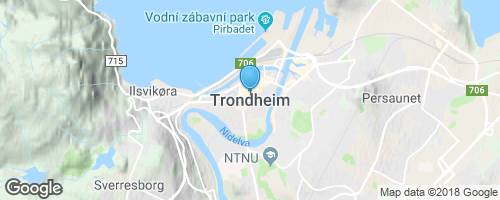 Severní polární kruh, Trondheim - Nidaroská katedrála, Saltstraumenský malström,vodopád Slettafossen</strong> mapa