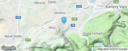 Okolo Karlových Varů-přes Tři kříže, rozhlednu a hvězdárnu</strong> mapa