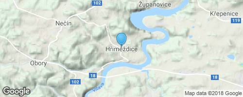 Nad Slapskou přehradou - Sfingy a další zajímavosti okolí Hříměždic</strong> mapa