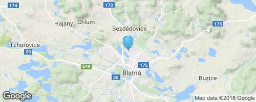 Zámek Blatná - Blatenská ryba</strong> mapa
