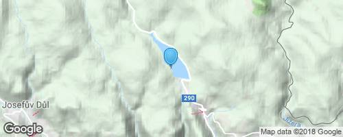 Přehrada Souš</strong> mapa