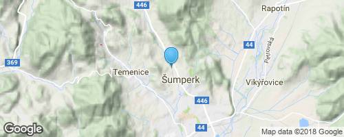 Šumperk – suchý poldr na Bratrušovském potoce</strong> mapa