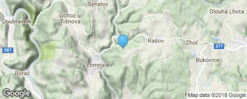 Z Bedřichova přes Rašov a Lomnici do Tišnova</strong> mapa