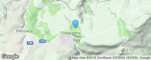 na sever od Prahy do Tiských stěn</strong> mapa