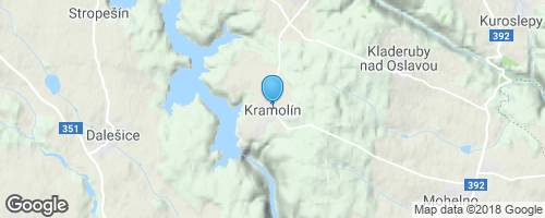 Okolí Dalešické přehrady</strong> mapa