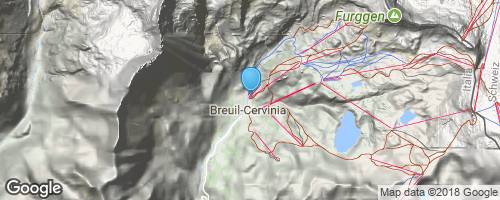 Kolem Matterhornu (6) - Prarayer - Breuil Cervinia mapa