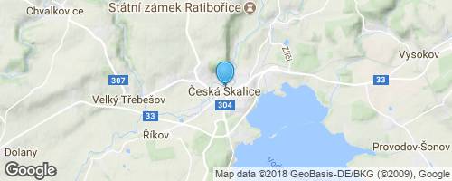Česká Skalice</strong> mapa