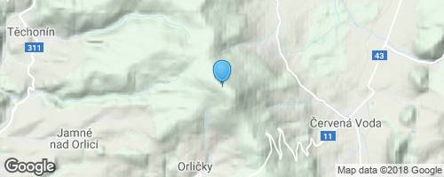 Rozhledna Suchý vrch</strong> mapa