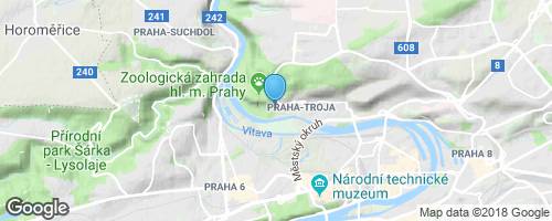 Trojský zámek - barokní skvost Prahy</strong> mapa
