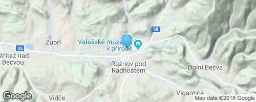 Rožnov pod Radhoštěm</strong> mapa