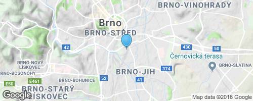 Brno - Dolní nádraží</strong> mapa