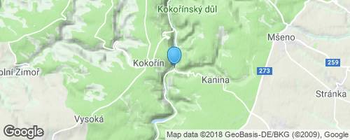 kokořínský důl</strong> mapa