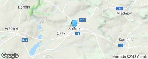 Město Sobotka a zámek Humprecht.</strong> mapa