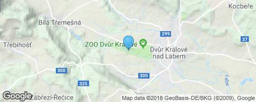 ZOO - Dvůr Králové</strong> mapa
