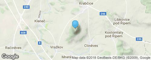 Hora Říp - po stopách praotce Čecha</strong> mapa