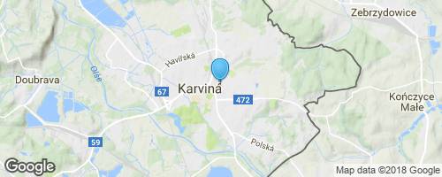 Turínské plátno na zámku Fryštát</strong> mapa