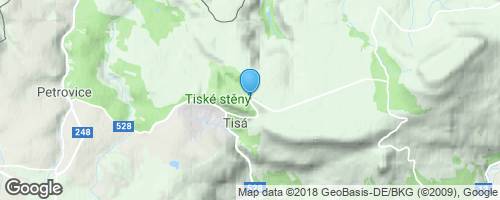 Tiské stěny</strong> mapa