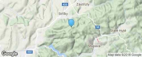 Chřiby - odpočinkové místo U Zeleného obrázku</strong> mapa