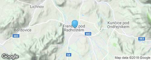 Frenštát p. Radhoštěm</strong> mapa
