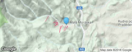 Skiareál Kazmarka - Karlov pod Pradědem</strong> mapa