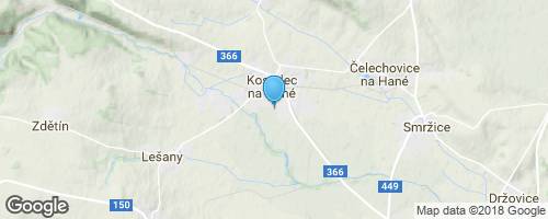 Kostelec na Hané</strong> mapa
