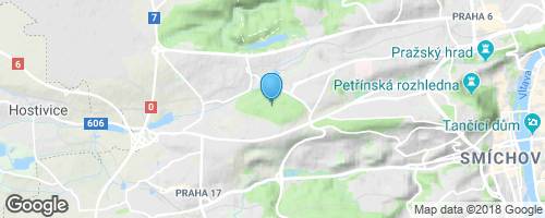 Praha - obora Hvězda a letohrádek</strong> mapa