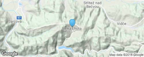 Velká Lhota</strong> mapa