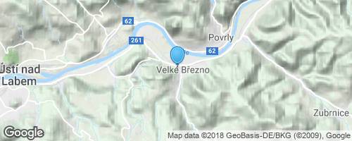Zámek Velké Březno</strong> mapa
