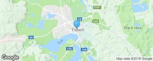 Schwarzenberský zámek v Třeboni</strong> mapa