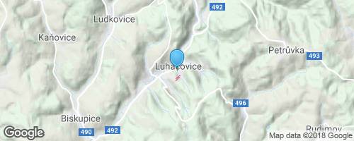 Luhačovice</strong> mapa
